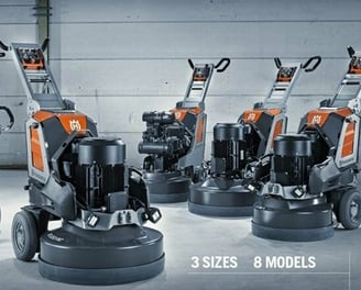 floor grinders for surface prep, grinding and polishing