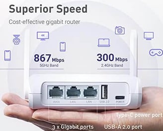 wi-fi speed of GL.iNet GL-SFT1200 (Opal)