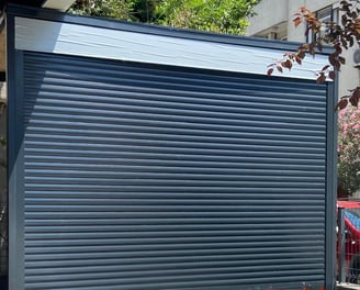 pozitif stor siyah otomatik kepenk 
