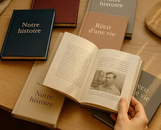 De nombreux formats de biographie et une photo ancienne