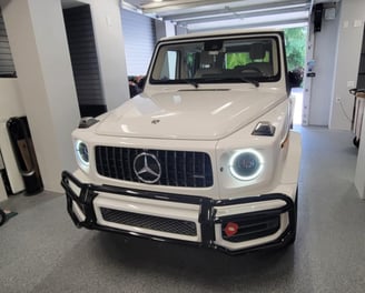 White G-Wagon Mobile Car Detailng Clearwater