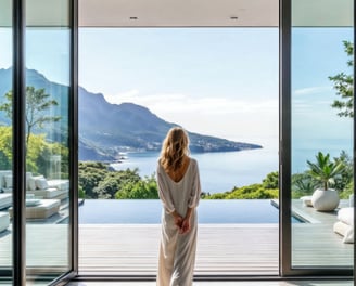 sliding doors onto patio