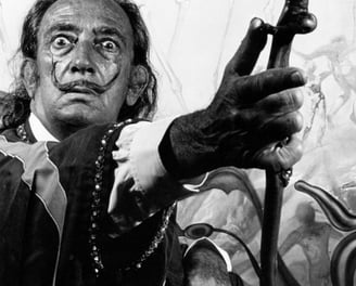 Le peintre Salvador Dali