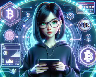 a woman in glasses and a hoodie holding a cell phone