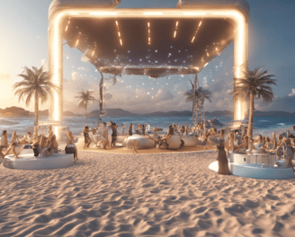 Création d'un Espace Festif Numérique Inoubliable pour Plages et Restaurants