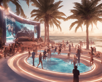 Création d'un Espace Festif Numérique Inoubliable pour Plages et Restaurants