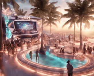 Création d'un Espace Festif Numérique Inoubliable pour Plages et Restaurants