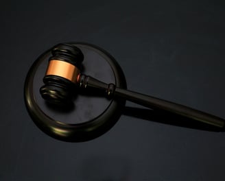 a gavel with a gavel and a gavel