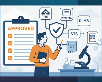 Certification lab or compliance visuals