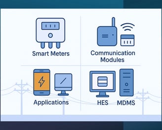 Smart meter hardware and software integration overview