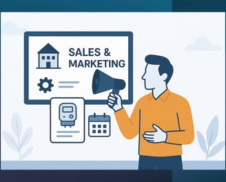 Smart metering GTM campaign planning illustration