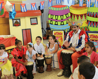 RITMO!® for Kids is interactive drumming team-building
