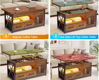 smart lift top coffee dining table