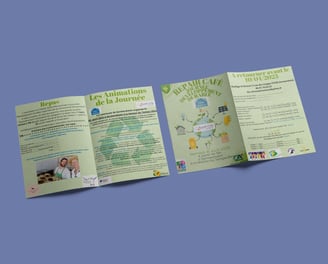 Mockups du depliant