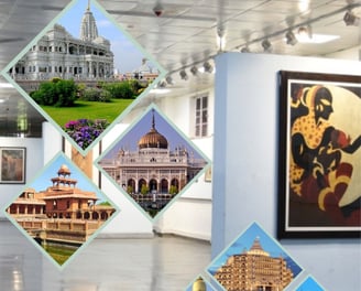 popular outstation travel destinations from Prayagraj, including Lucknow, Kanpur, Varanasi, Gorakhpur, Ayodhya, and Delhi.