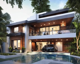 a row of wind turbines on a hill