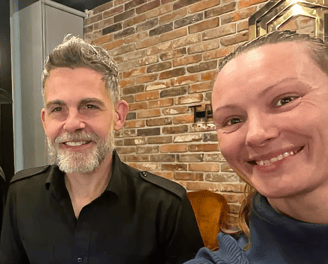 Mila Orlinska i David Hanson