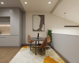 Chic Oxford St Airbnb: urban retreat with sleek shared baths, open kitchen, and soundproofed design