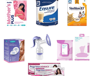 a variety of products that include breast milk