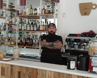 Eros Cavalieri - Proprietario del Bar Camillo Caffè a Santena