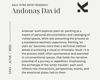 Andonas David_Artist Statement_Resident Artist_Kala Yatra Artist Residency_Nepal_2025