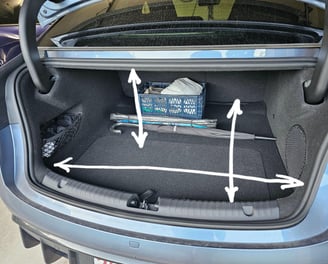 BYD Seal Boot Size
