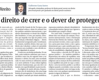 Artigo no Correio Braziliense