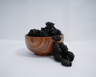 Malabar Tamarind Placed on a wooden Container