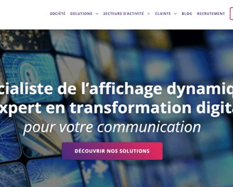 sample website screenshot