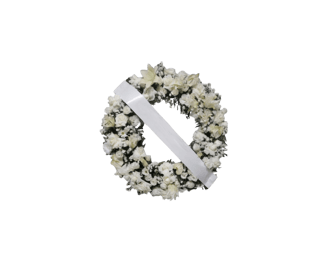 Coroa de Flores Arco Americano Branca consolare