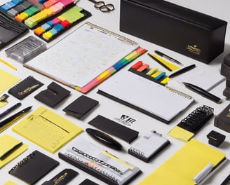 a calculator sitting on top of a desk next to a laptop