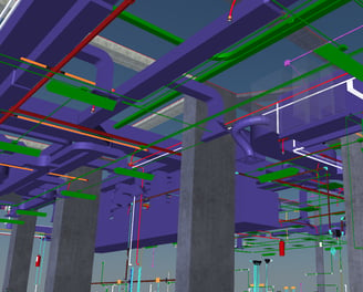 BIM management for facility, MEP coordination with other trades, Building information modeling