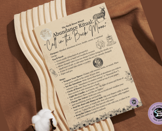 The Buck Full Moon Ritual Soul Sisters Tarot