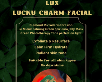 Lucky charm st patrick's day facial