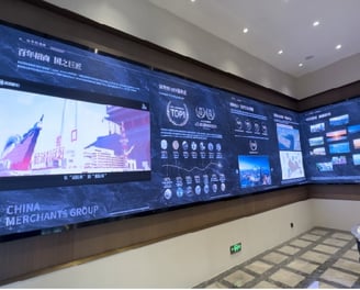 Indoor advertising conference display screen