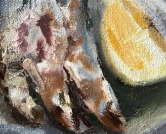 Detalle espetos de MálagaI