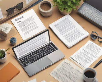 A professional consultation setting with a medical professional sitting at a desk facing a client. The room has a modern aesthetic with white walls decorated with framed certificates. The desk is organized with office supplies, a laptop, and a fruit bowl in the center.