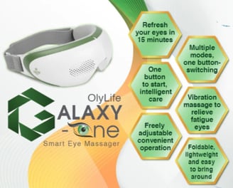 OlyLife Galaxy G-One untuk meredakan mata lelah dan ketegangan otot sekitar mata