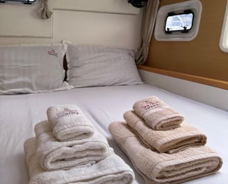 Latham Island Catamaran room