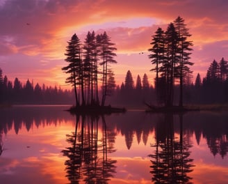 A laptop is displayed with a video editing software open on the screen. The words 'Be Creative.' appear prominently, suggesting a focus on creativity. The background features swirling light patterns in shades of purple, pink, and blue, creating an artistic ambiance.