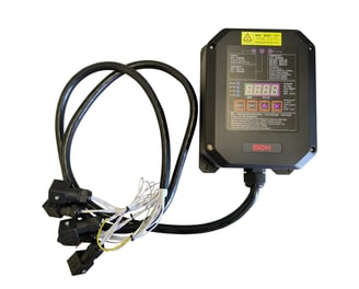 Receiver for loader cranes