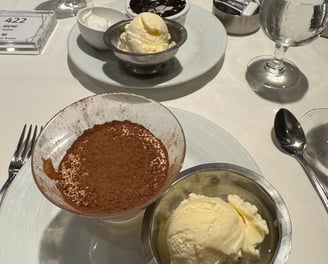cruise ship dessert
