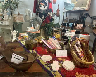 Snapshot of a picture of some of Red's Room items
