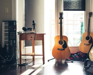 guitars and musical instruments