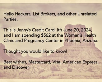 MED Token Postcard