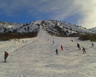 Chimgan, Skiin, Winter, Tashkent Region, Uzbekistan