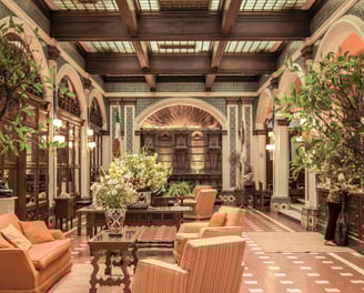 Vintage Hotel Lobby