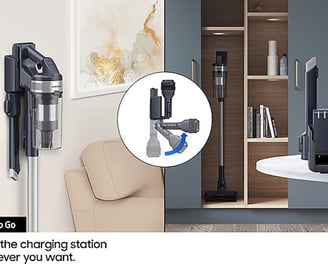 Samsung Jet 75E Pet De perfecte keuze voor huisdiereigenaren: krachtig, stil en met een Pet Tool voo