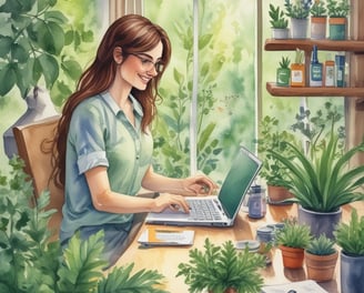 A person is working at a wooden desk with a laptop displaying a calendar or scheduling application. They are using a mouse and a smartphone is nearby, with a glass of water on a coaster and a set of keys on the desk.