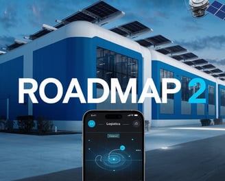 a cell phone with a cell phone showing a roadmap2